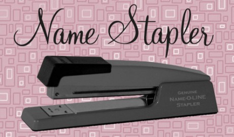 Name stapler: Baby girl names