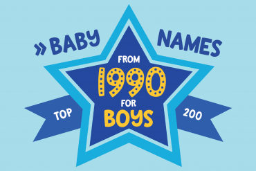 Baby names for boys from 1990