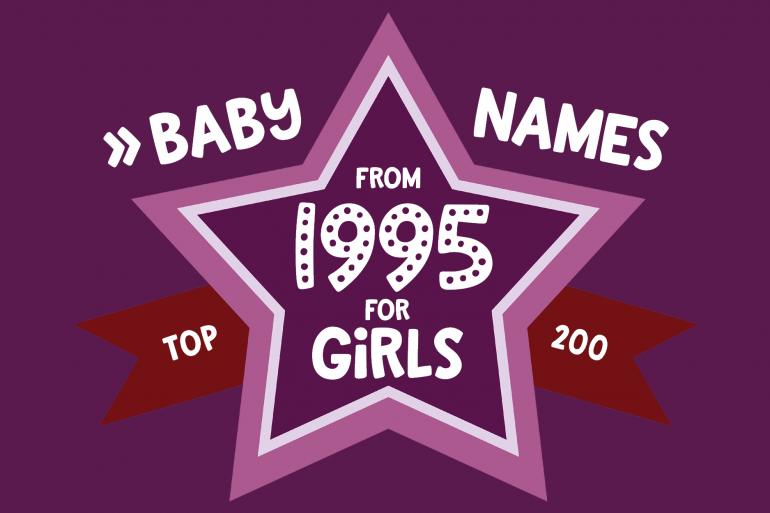 200 most popular baby names for girls born in 1995