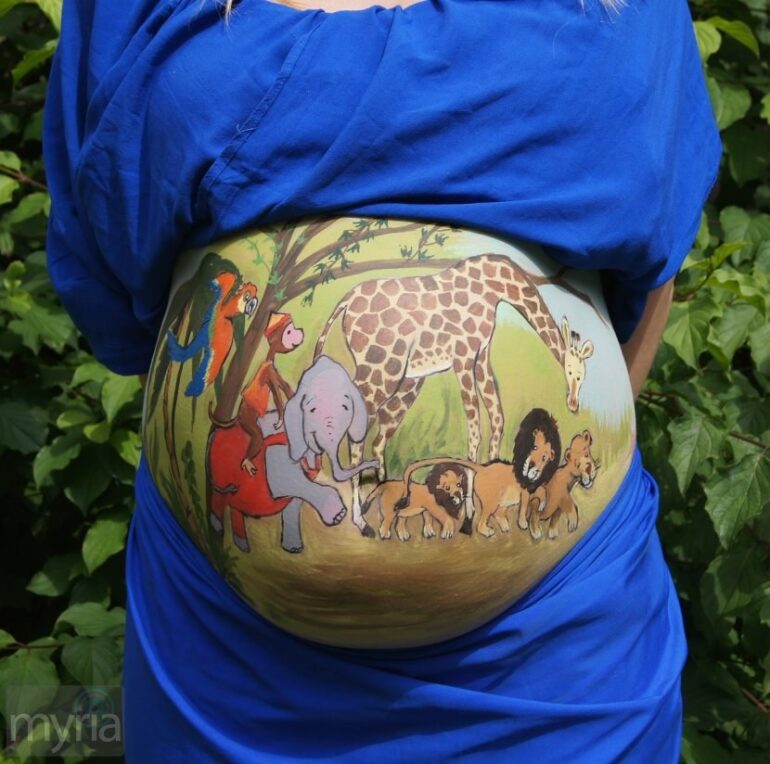 Pregnant belly painting: Inspiration for creative ways to celebrate ...