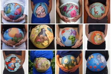 Pregnant belly painting A creative way to celebrate pregnancy