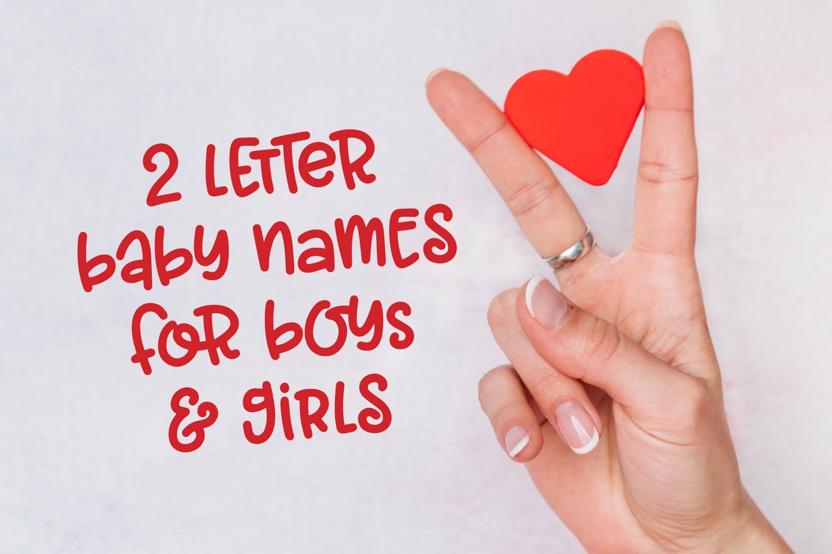 Short 2-letter baby names for boys & girls, at ClickBabyNames