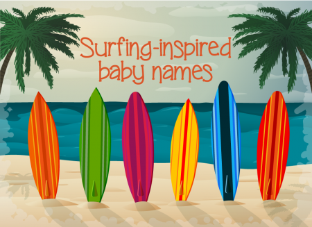 Surfing-inspired baby names