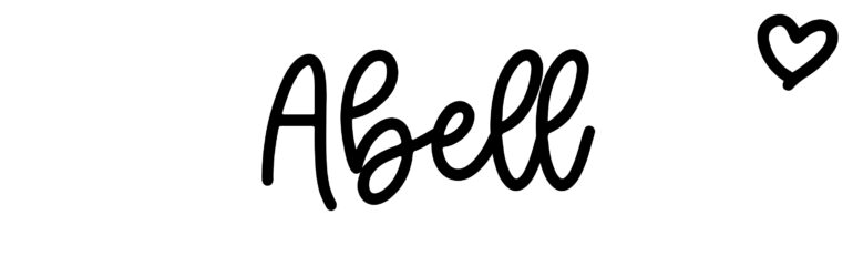 About the baby name Abell, at Click Baby Names.com