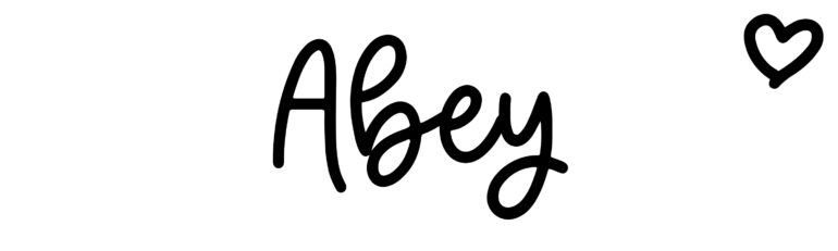 About the baby name Abey, at Click Baby Names.com