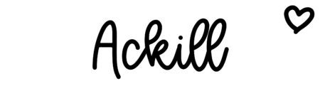 About the baby name Ackill, at Click Baby Names.com