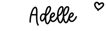 About the baby name Adelle, at Click Baby Names.com