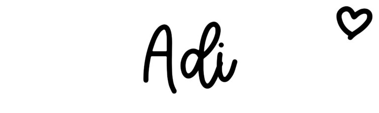 About the baby name Adi, at Click Baby Names.com