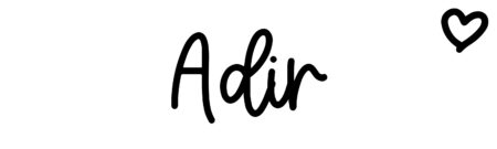 About the baby name Adir, at Click Baby Names.com