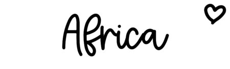 About the baby name Africa, at Click Baby Names.com