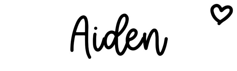 About the baby name Aiden, at Click Baby Names.com