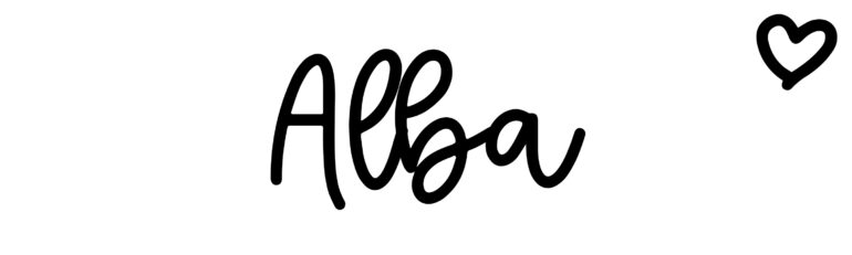 About the baby name Alba, at Click Baby Names.com
