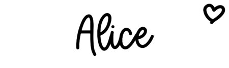 About the baby name Alice, at Click Baby Names.com