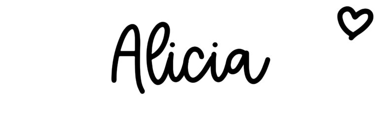 About the baby name Alicia, at Click Baby Names.com