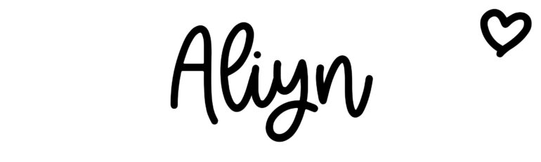 About the baby name Aliyn, at Click Baby Names.com