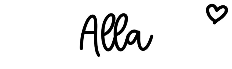 About the baby name Alla, at Click Baby Names.com