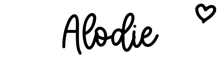 About the baby name Alodie, at Click Baby Names.com