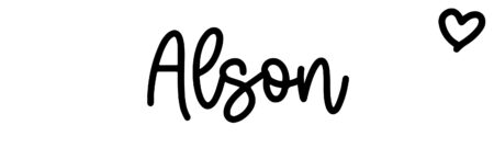 About the baby name Alson, at Click Baby Names.com