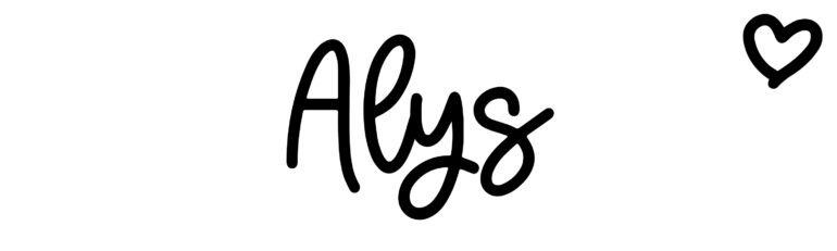 About the baby name Alys, at Click Baby Names.com