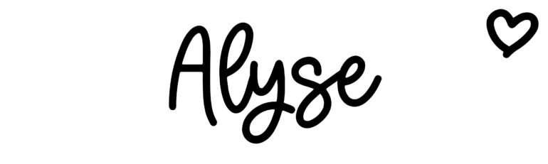 About the baby name Alyse, at Click Baby Names.com