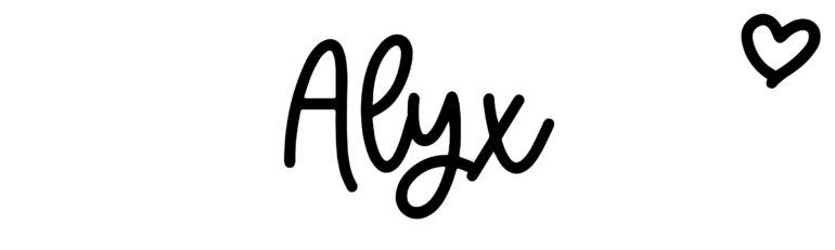 About the baby name Alyx, at Click Baby Names.com
