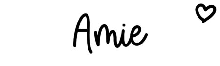 About the baby name Amie, at Click Baby Names.com