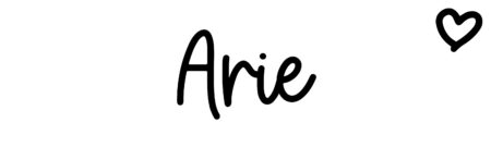 About the baby name Arie, at Click Baby Names.com