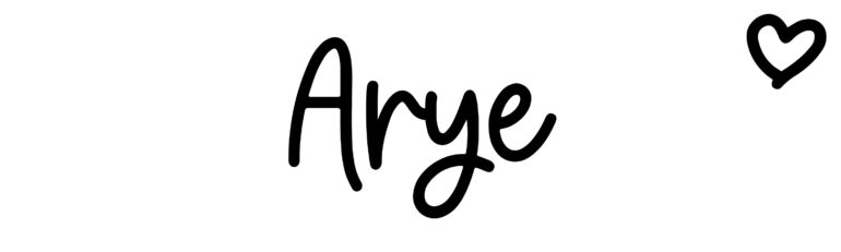 About the baby name Arye, at Click Baby Names.com