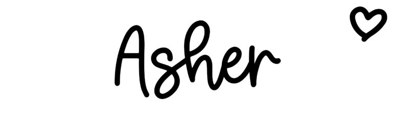 About the baby name Asher, at Click Baby Names.com