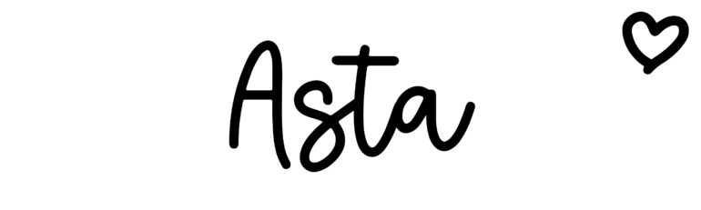 About the baby name Asta, at Click Baby Names.com