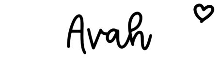 About the baby name Avah, at Click Baby Names.com
