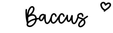 About the baby name Baccus, at Click Baby Names.com