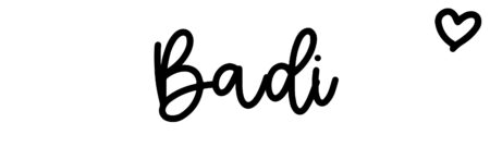 About the baby name Badi, at Click Baby Names.com