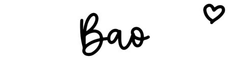 About the baby name Bao, at Click Baby Names.com