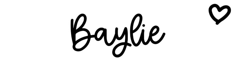 About the baby name Baylie, at Click Baby Names.com