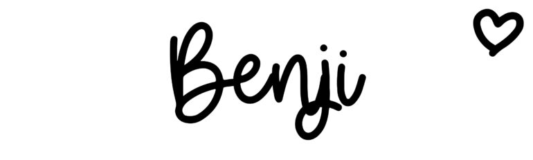 About the baby name Benji, at Click Baby Names.com