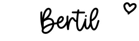 About the baby name Bertil, at Click Baby Names.com