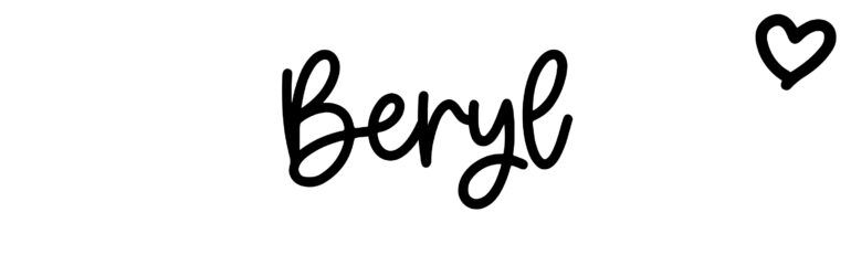 About the baby name Beryl, at Click Baby Names.com