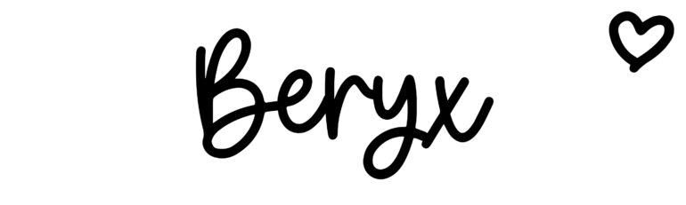 About the baby name Beryx, at Click Baby Names.com