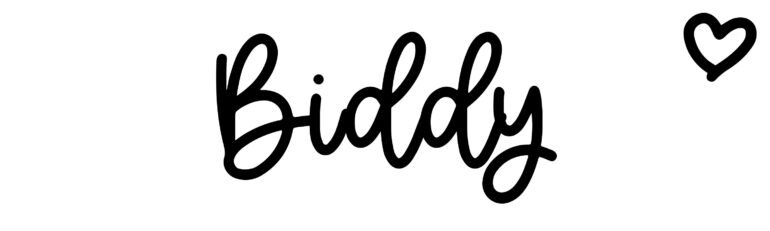 About the baby name Biddy, at Click Baby Names.com