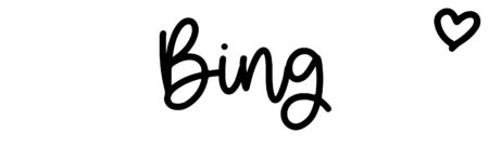 About the baby name Bing, at Click Baby Names.com