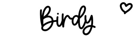 About the baby name Birdy, at Click Baby Names.com