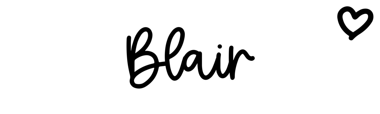 Blair - Name meaning, origin, variations and more