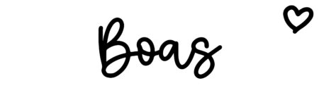 About the baby name Boas, at Click Baby Names.com