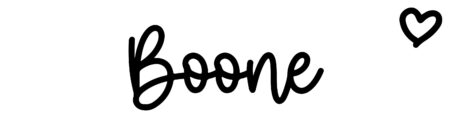 About the baby name Boone, at Click Baby Names.com