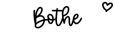 About the baby name Bothe, at Click Baby Names.com