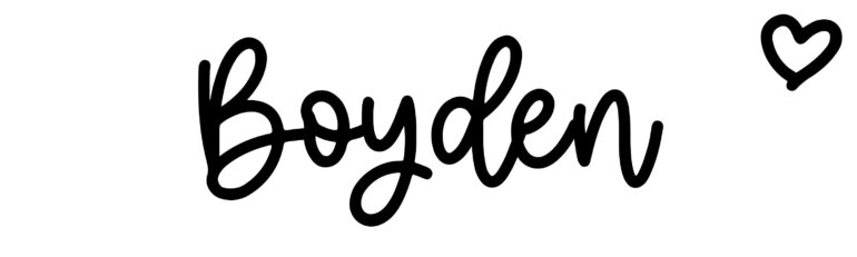 About the baby name Boyden, at Click Baby Names.com