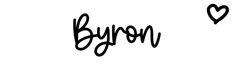 About the baby name Byron, at Click Baby Names.com