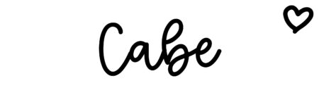 About the baby name Cabe, at Click Baby Names.com