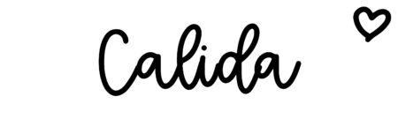 About the baby name Calida, at Click Baby Names.com
